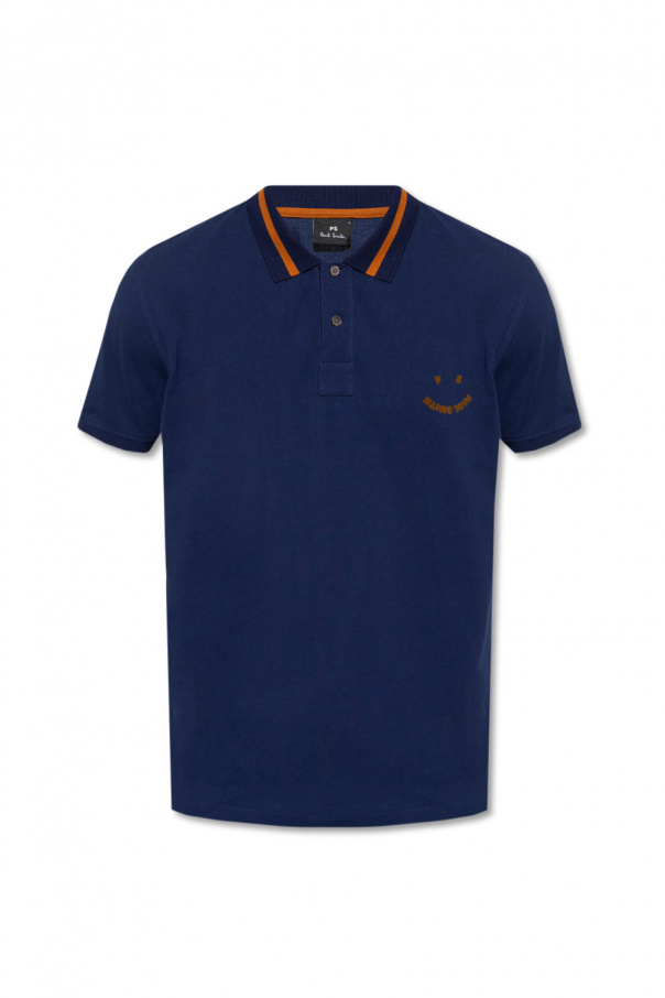 Fred Perry block tipped polo in black men polo-shirts Kids eyewear