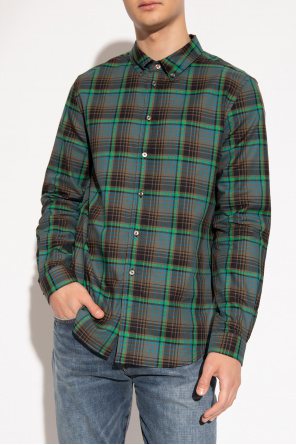 Unisex Long Sleeve T-shirt Checked shirt