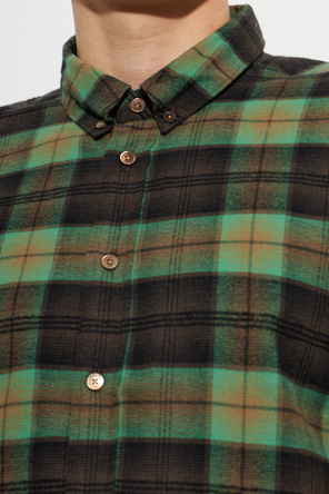 PS Paul Smith Green cotton plaid shirt