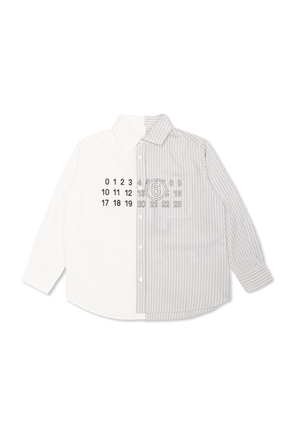 Shirt with print od MM6 Maison Margiela Kids