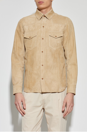 Eleventy Wildlederhemd