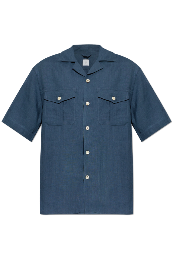 Linen shirt with pockets od Eleventy