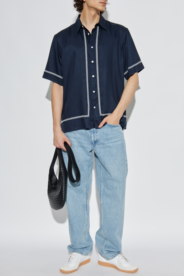 Rag & Bone  Hemd mit dekorativ besticktem Muster