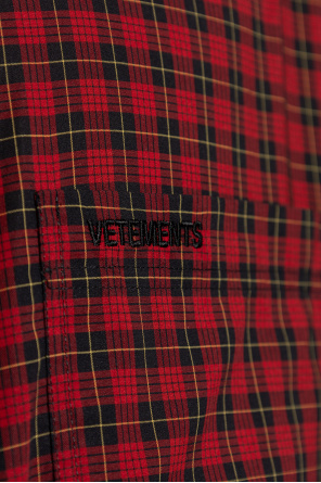 VETEMENTS Checked shirt