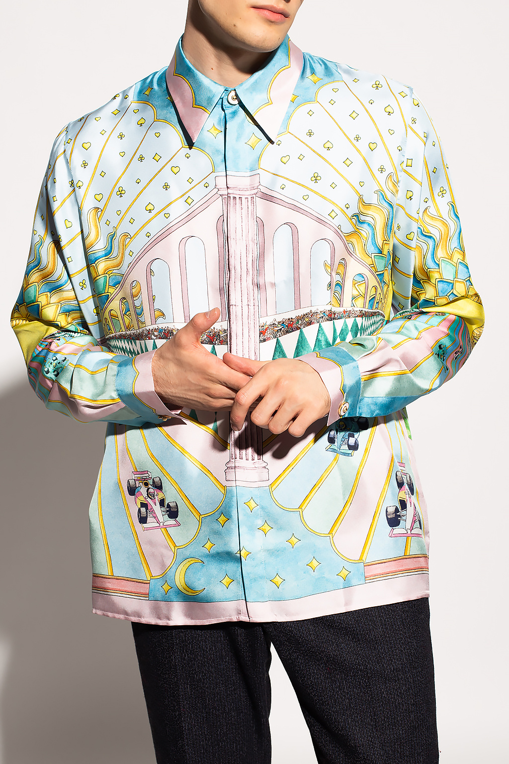 Casablanca opening ceremony graphic print hoodie item