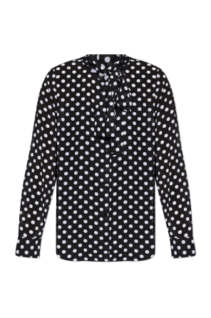 Polka dot pattern shirt