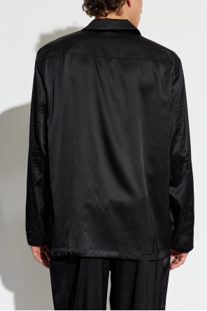 MM6 Maison Margiela Silk lingerie shirt