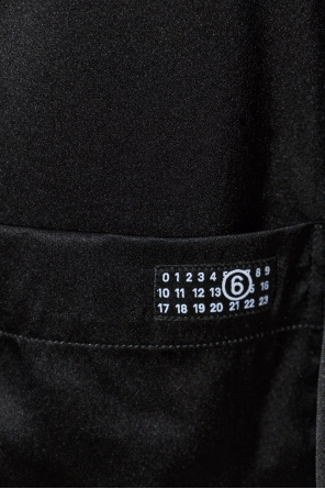 MM6 Maison Margiela Silk lingerie shirt