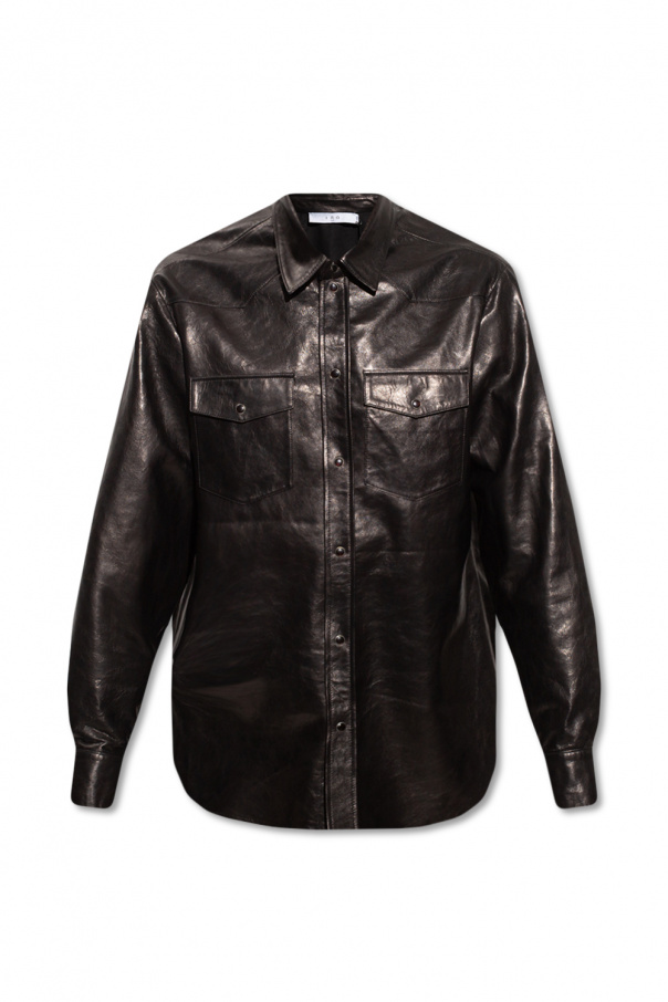 Iro ‘Ollie’ leather shirt