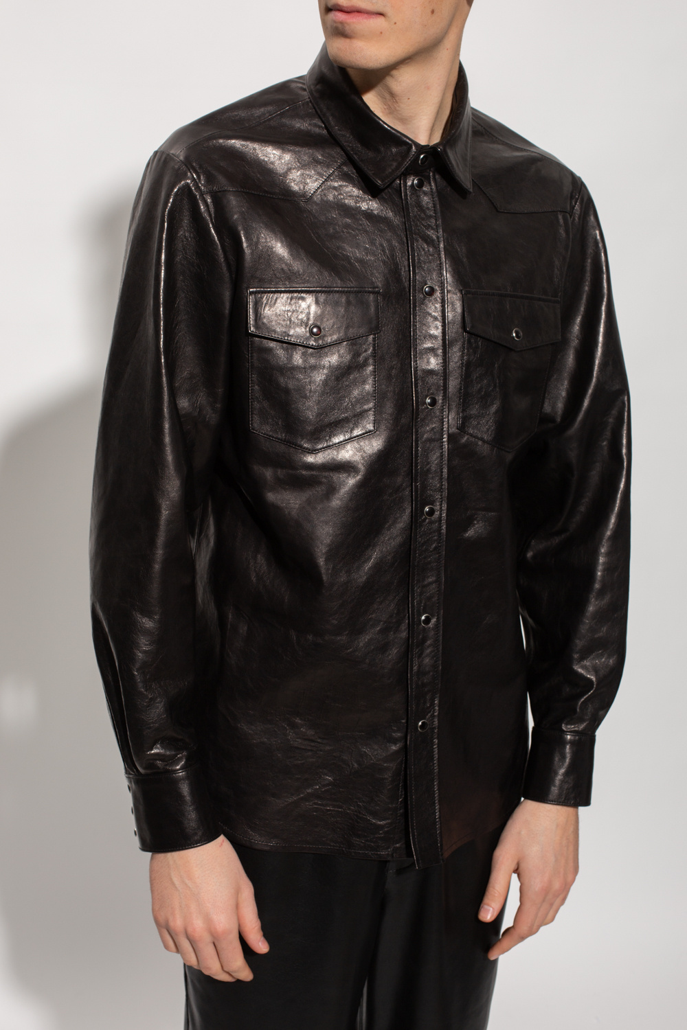 Iro ‘Ollie’ leather shirt