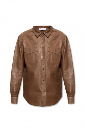 ‘ollie’ leather shirt od Iro