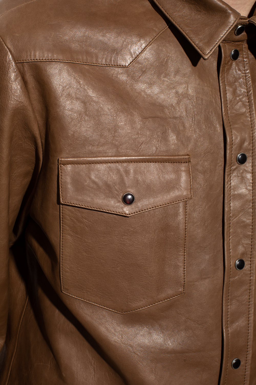 Iro ‘Ollie’ leather shirt