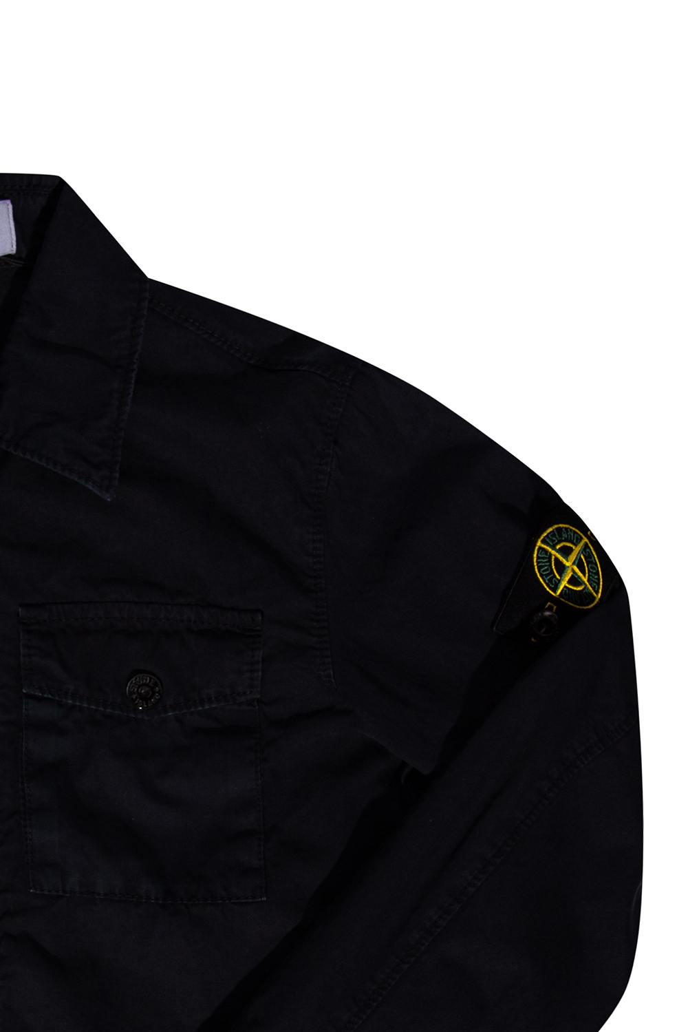 Stone Island Kids The jacket with collar