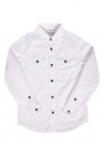 Sweatshirt Aus Baumwollfleece Mit Druck Shirt with collar