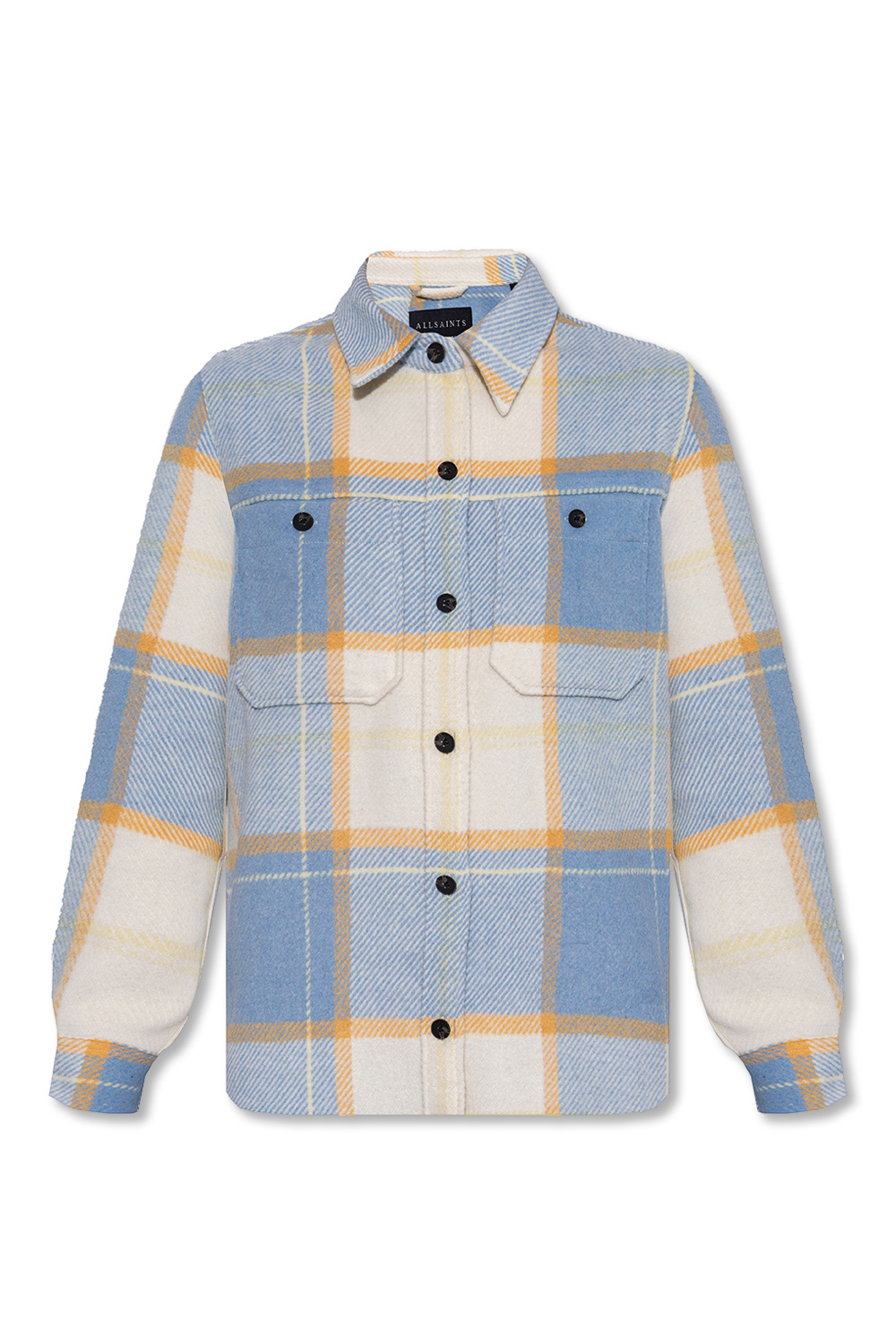 AllSaints ‘Monica’ check Polo shirt