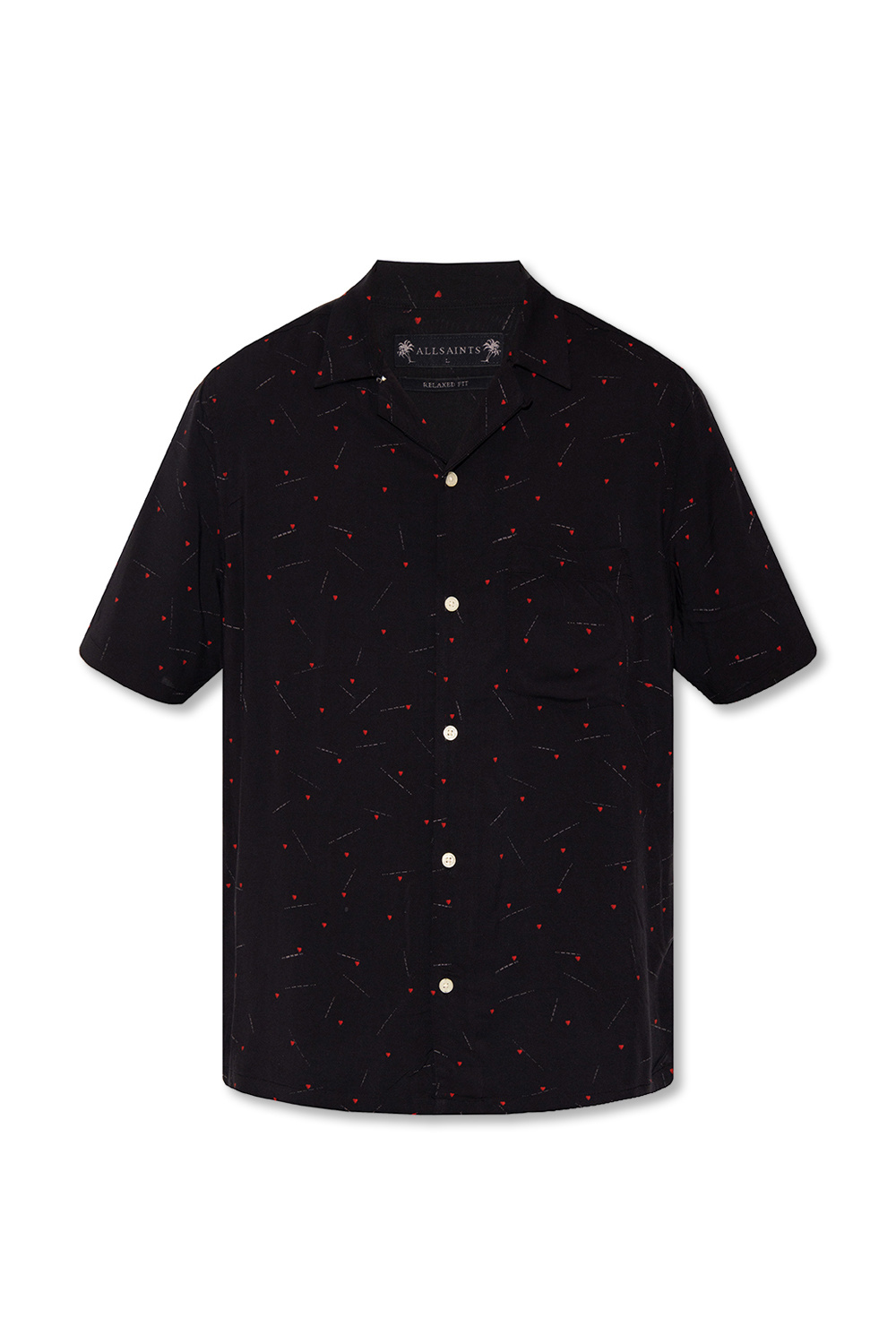 AllSaints ‘Morse’ Fonc shirt with short sleeves