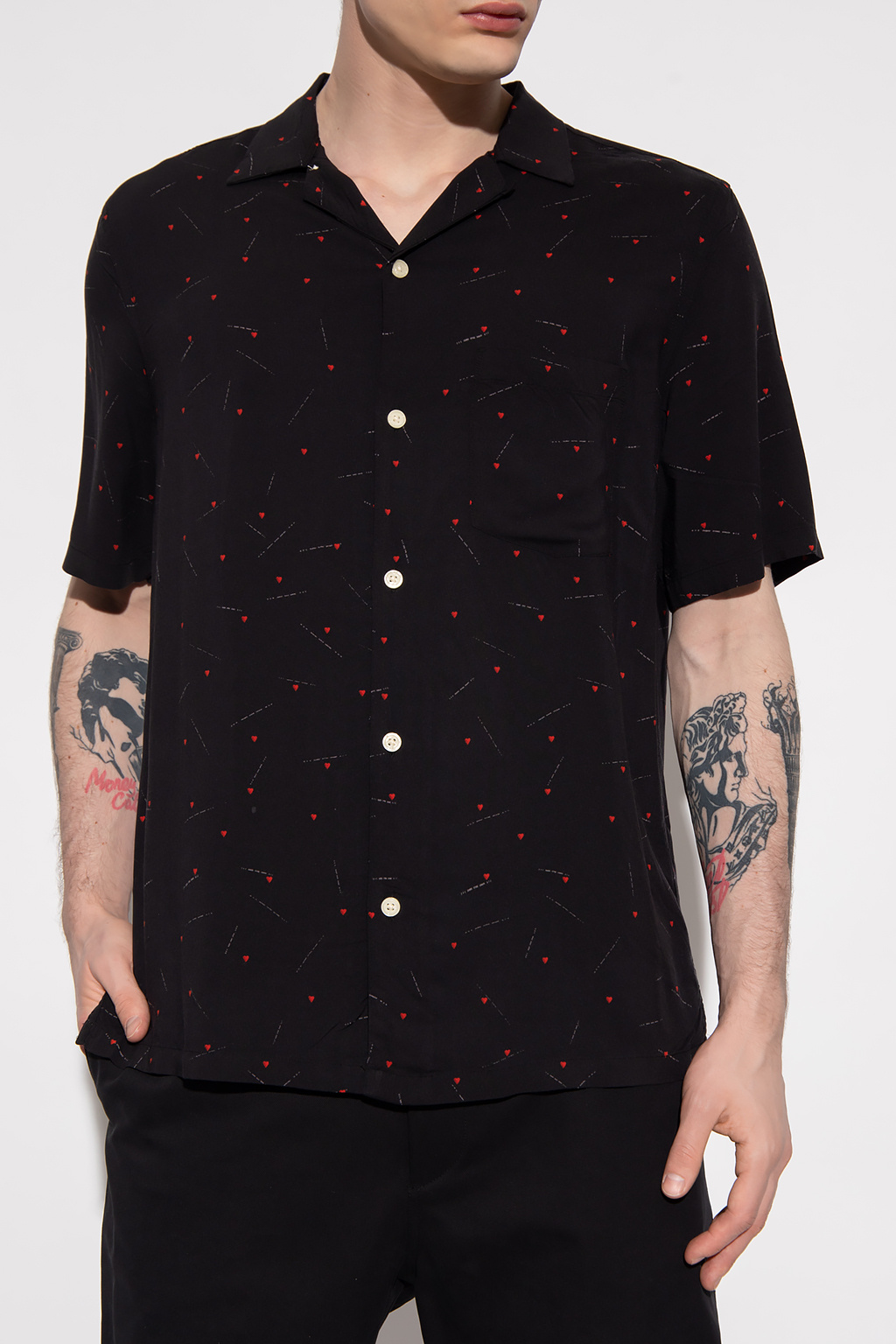 AllSaints ‘Morse’ Fonc shirt with short sleeves