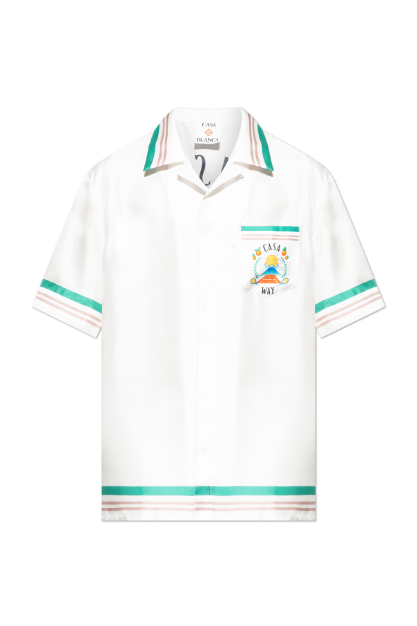 Silk short-sleeve shirt od Casablanca