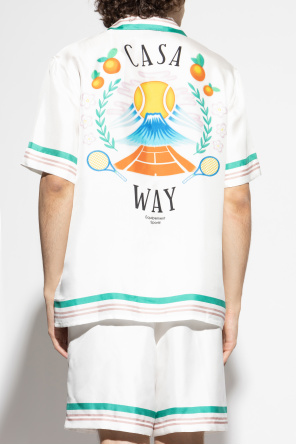 Casablanca Silk short-sleeve shirt
