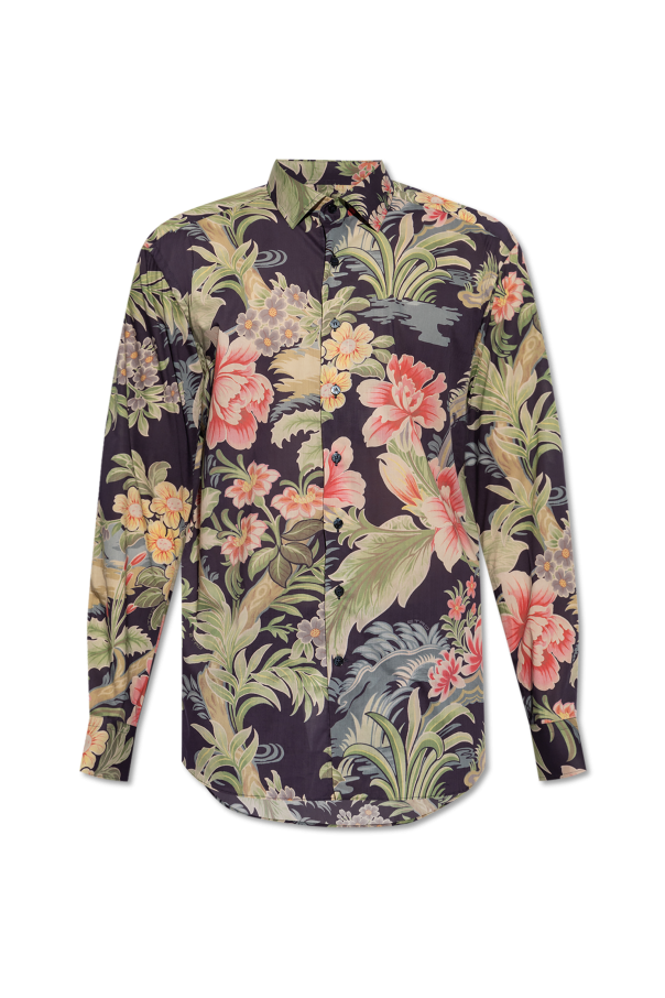 Etro Floral Pattern Tech shirt