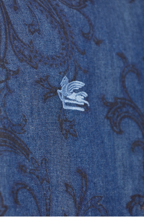 Etro Camisa com logótipo bordado