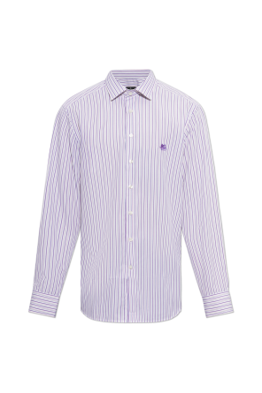 Shirt with stripe pattern