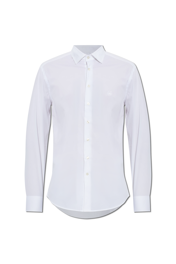 Shirt with embroidered logo od Etro