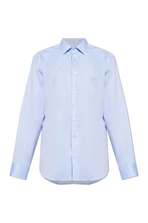 Shirt with embroidered logo