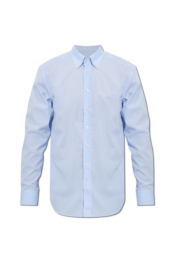 Tailored shirt with embroidered logo od Etro