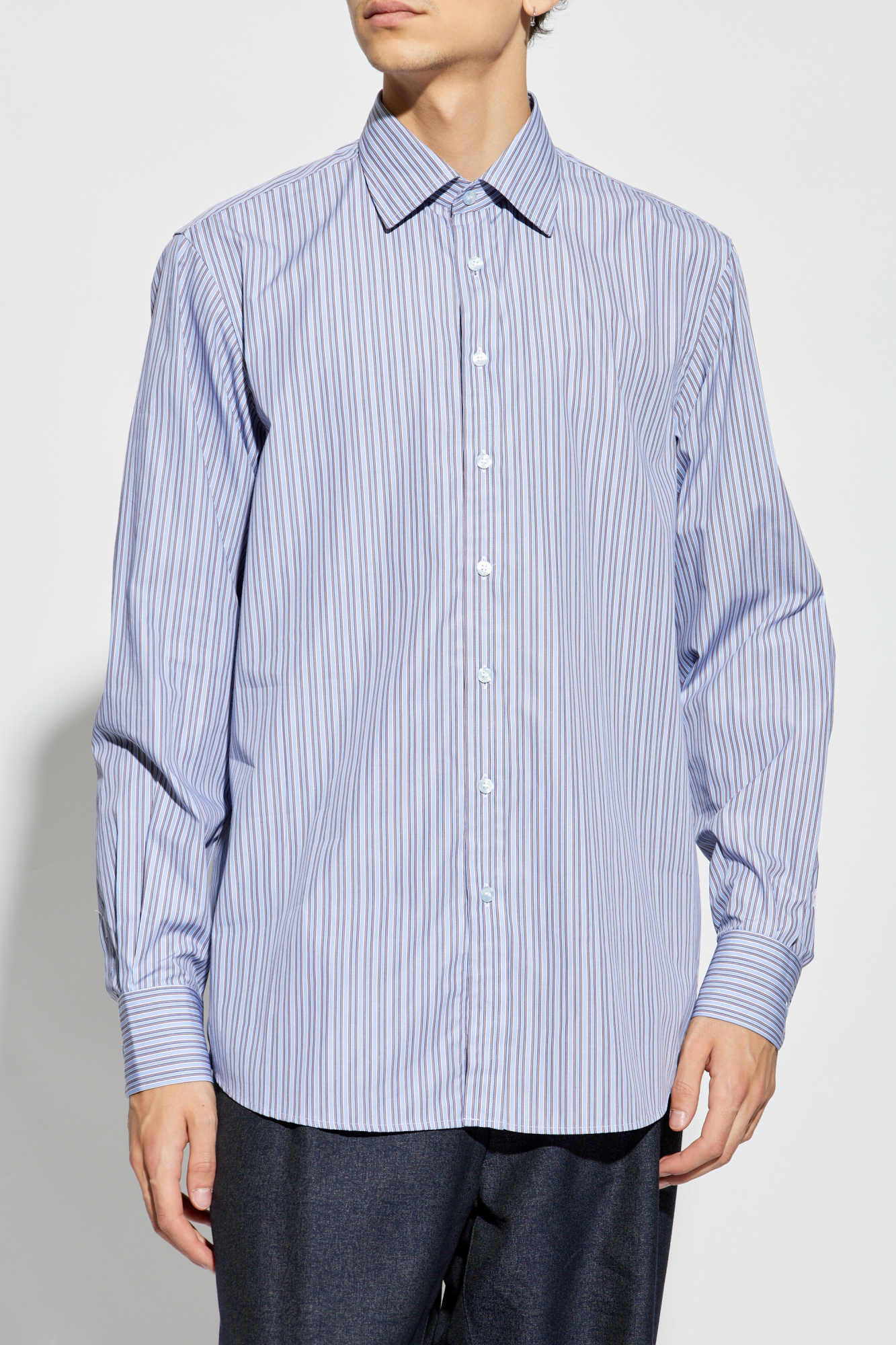 Etro Kort shirt with striped pattern