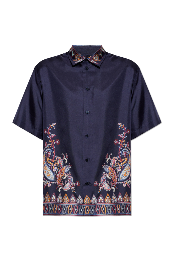 Silk short-sleeve shirt od Etro