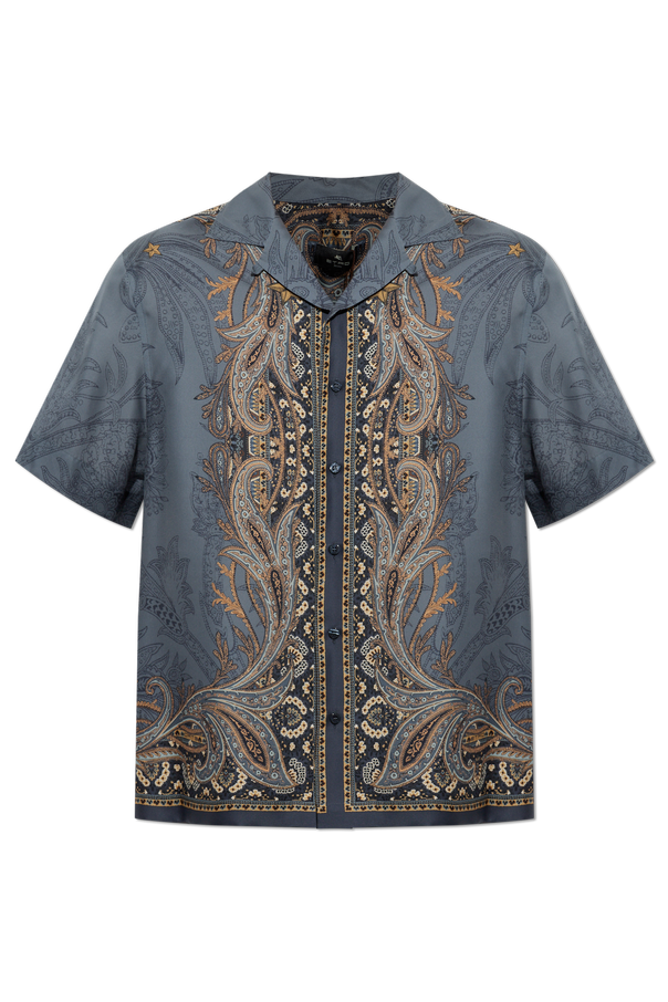 Silk short-sleeve shirt od Etro