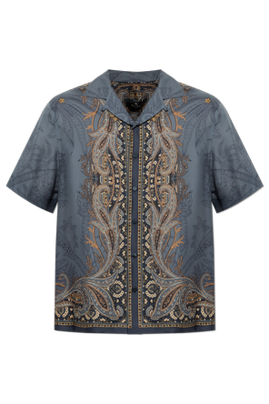 Silk short-sleeve shirt