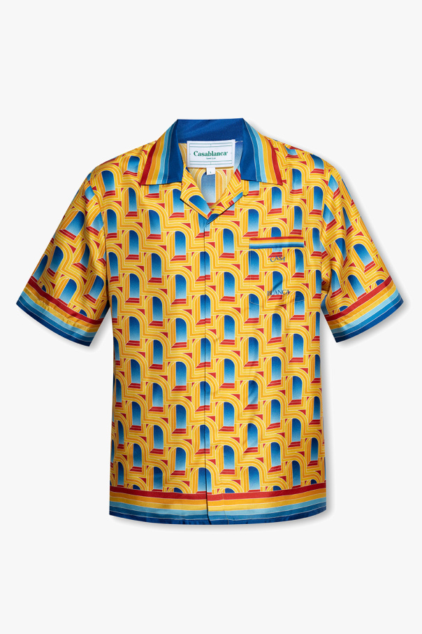 Casablanca Patterned silk Neutrals shirt