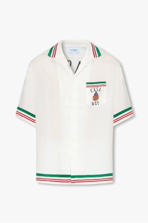 'casa way' silk shirt with short sleeves od Casablanca