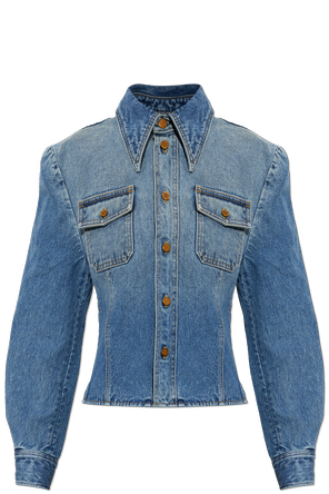 Jeanshemd mit Vintage-Effekt