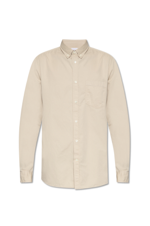 Camisa vaquera con lavado claro y un bolsillo Albert de Nudie Jeans Co