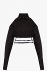 Nensi Dojaka Cut-out crop shirt