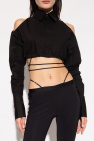 Nensi Dojaka Cut-out crop shirt