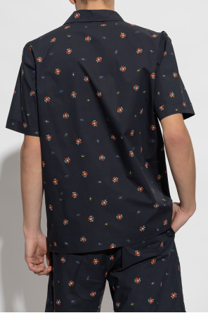Nick Fouquet shirt cropped with short sleeves