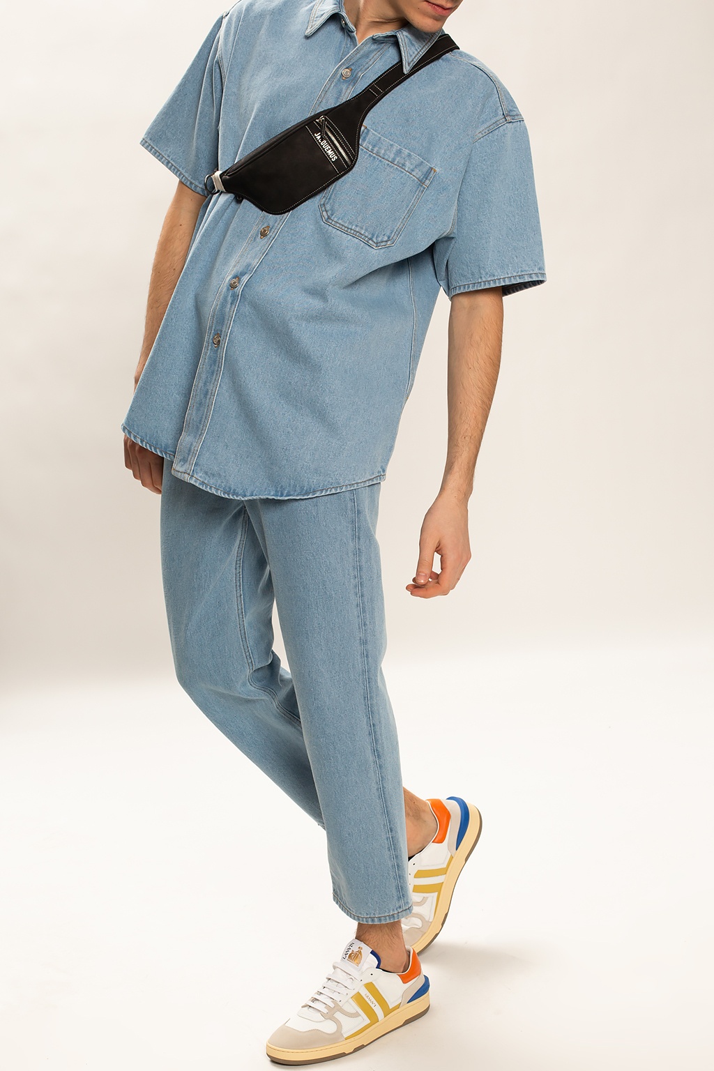 Nanushka Short-sleeved denim shirt