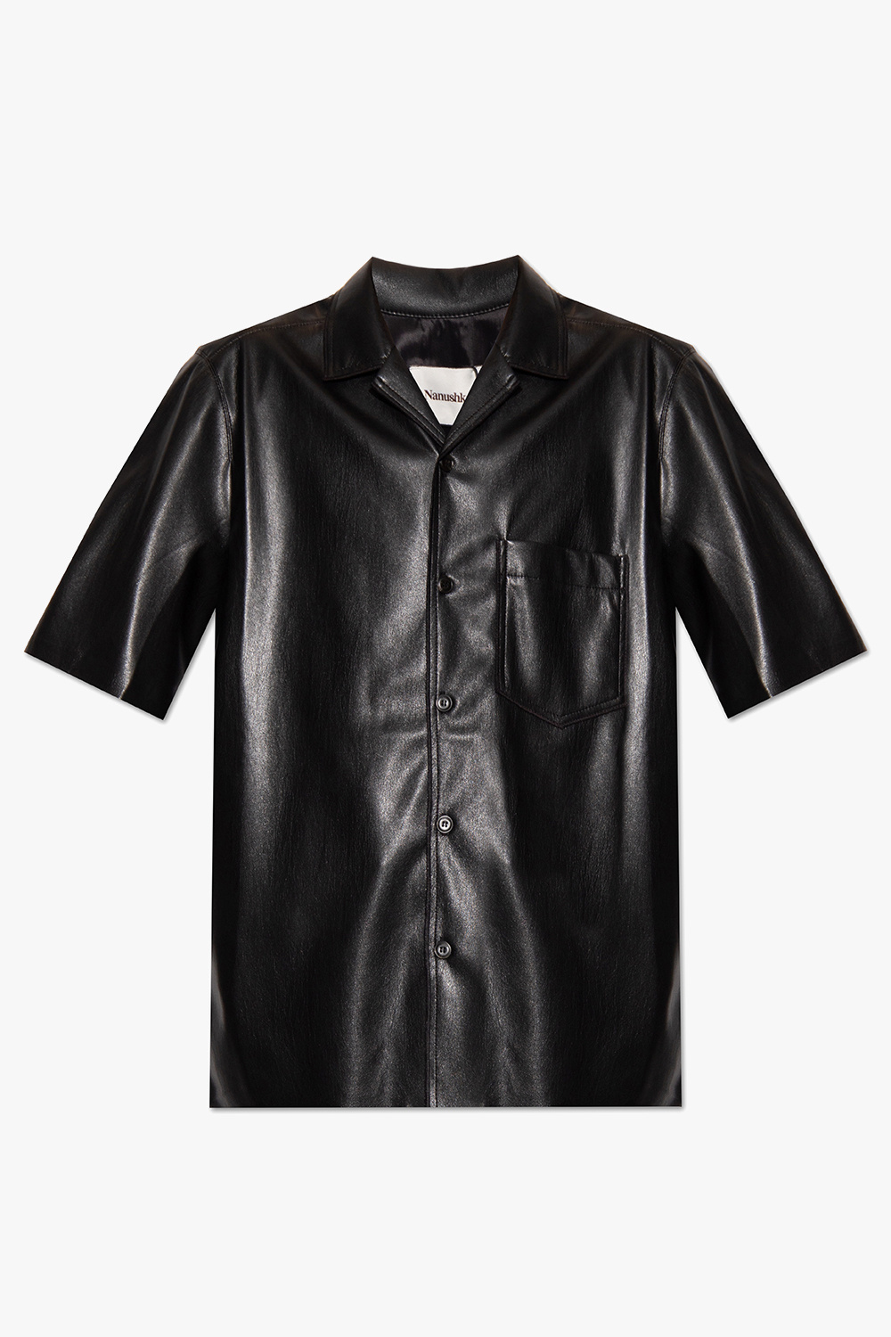 Nanushka ‘Bodil’ shirt in vegan leather