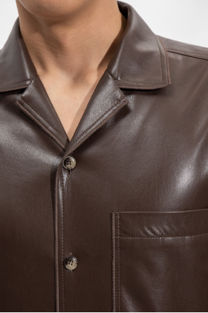 Nanushka ‘Duco’ shirt in vegan leather