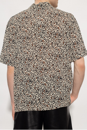 Nanushka ‘Bodil’ shirt with animal motif