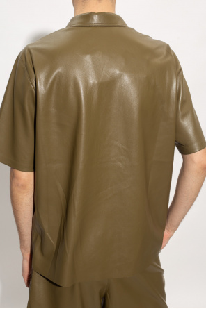 Nanushka ‘Bodil’ shirt with vegan leather
