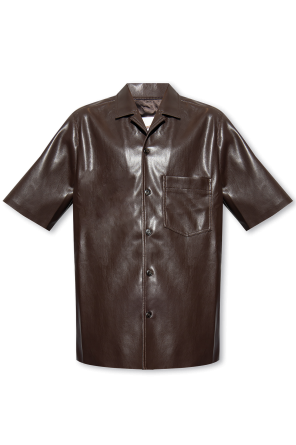 ‘bodil’ shirt from vegan leather od Nanushka