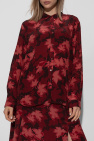 Maison Kitsuné BURGUNDY Shirt with print