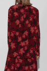 Maison Kitsuné BURGUNDY Shirt with print