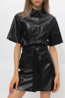 Nanushka BLACK ‘Sabine’ vegan leather shirt