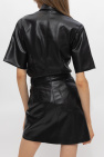 Nanushka BLACK ‘Sabine’ vegan leather shirt
